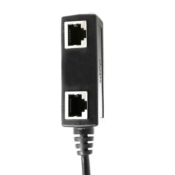 Han til 2 Hun LAN Ethernet Netværk Splitter Kobler Adapter Kabel
