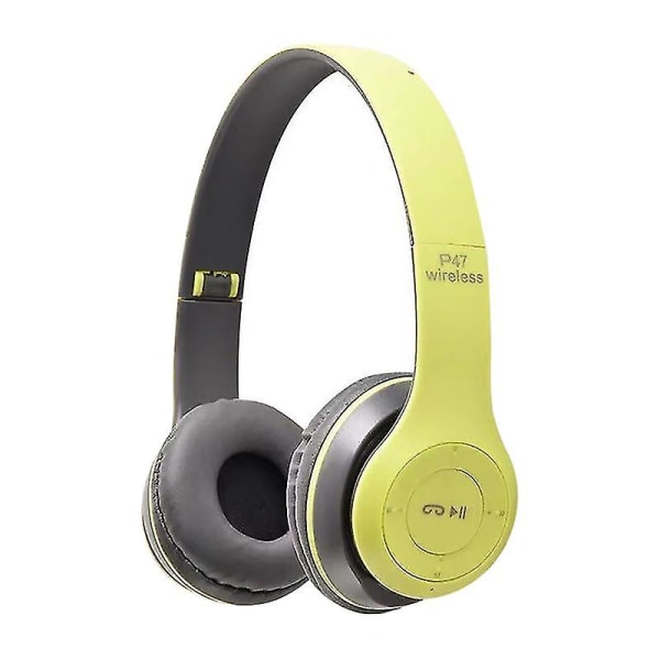 Bluetooth headset trådlöst headset gaming headset (grön)