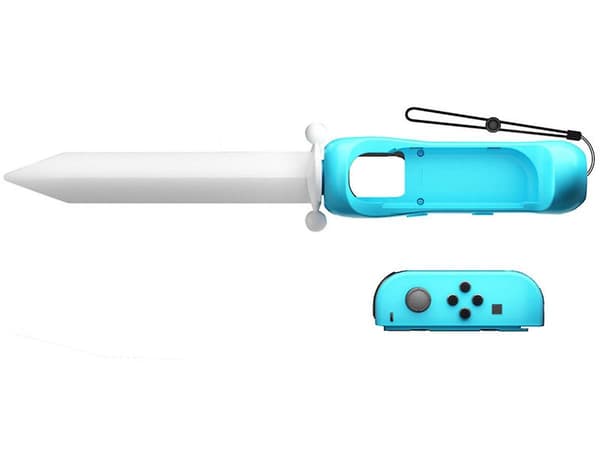 Veeki LED Lys-Sværd Greb til Nintendo Switch OLED Controller, Kompatibel med Switch Sports