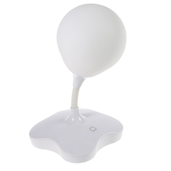 Ballong LED nattlys Øyebeskyttelse Skrivebordslampe (Hvit)
