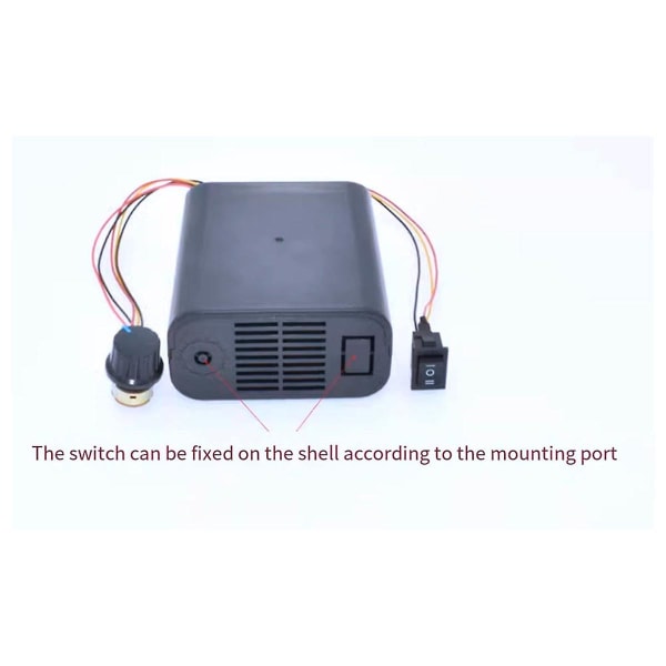 Dc 10-55v 60a Pwm Motor Speed Controller 0-100% Rpm Led Digital Justerbar Cw Ccw Fremoverser Motor Kontrollbryter