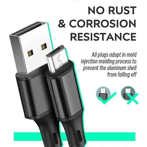 Til Sony PS4 Game Controller Opladerledning USB til Micro-USB Opladerkabel, 2m