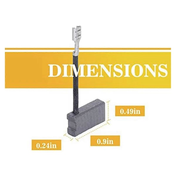 2 kpl 381028-02 Luotettavat hiiliharjat korvaavat osat yhteensopivat DW718 / DWS780 / DW717 / DW70