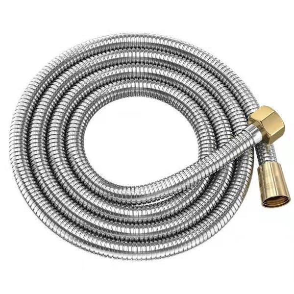Dusjslange i rustfritt stål 304 - Eksplosjonssikker - Kobberkjerne messingplugg, 3m, 1 stk