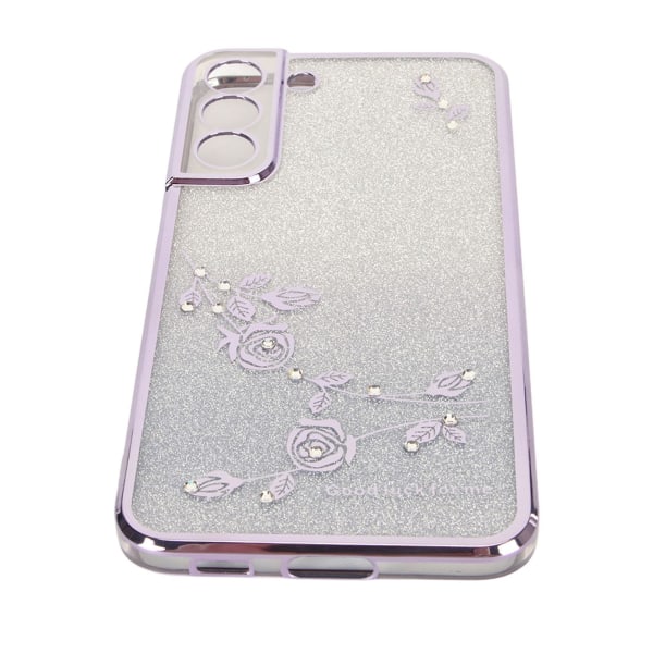 Skyddande phone case Tpu blommönster phone case med ringhållare för arbetsstudie