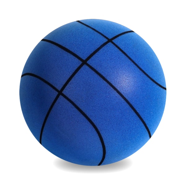 Støjsvag basketball ukoglet skumbold 18cm