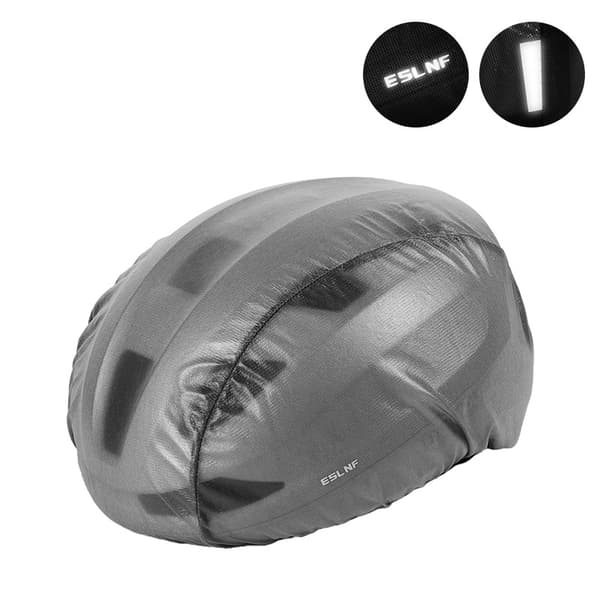 Reflective E-Mark Motorcycle Helmet Rain Cover (Grey)