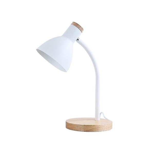 Kreativ arbejdsbordlampe til børns arbejdsbordlampe øjenbeskyttelse bordlampe (hvid)