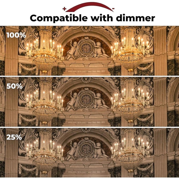 42w E14 C35 dæmpbar halogenpære Ac 220-240v varm hvid 2700k E14 gennemsigtig halogen stearinlyspære (10stk)