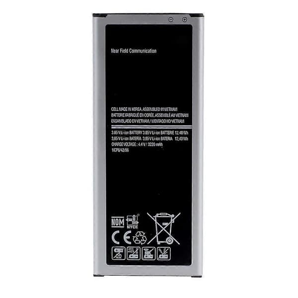För Samsung Galaxy Note 4 3.85V 3220mAh Uppladdningsbart Li-ion Batteri (Encode: