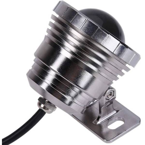 Led undervandslys Anti-Splash undervandslys Syvfarvet projektør Fiskespringvand Farveskiftende landskabssvømmebassinlys-12V,10W,1stk BF