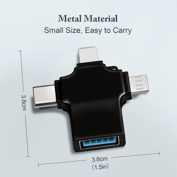 OTG USB 3 till Universal Adapter, Micro/USB C till USB 3.0 Adapter,