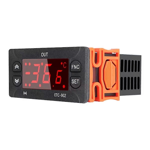 ETC-902 220V AC Digital Temperaturkontroller Termostat Termoregulator Inkubator med Hög Precision