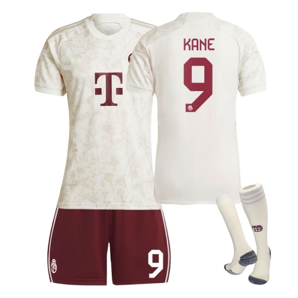 2324 Bayern München andre gjestetrøye barn modell student voksen trening sportsdrakt laguniform herre- og damefotballuniform No.9 16