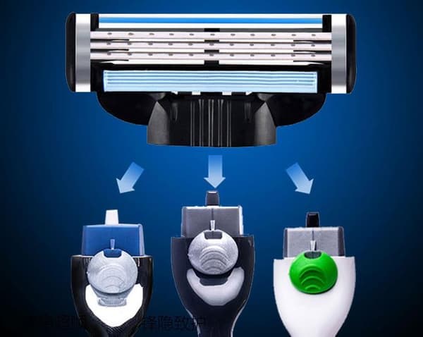 Herre Triple Blade Manuel Shaver - 4stk