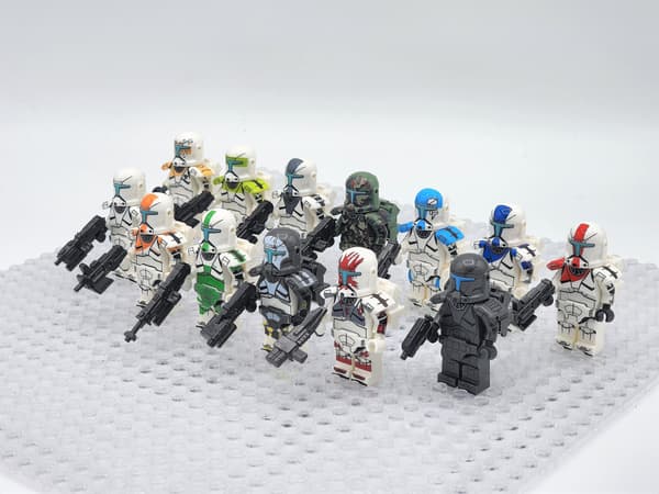 Star Wars Clone Commandos Delta Squad Assortment 13 Byggklossleksaker