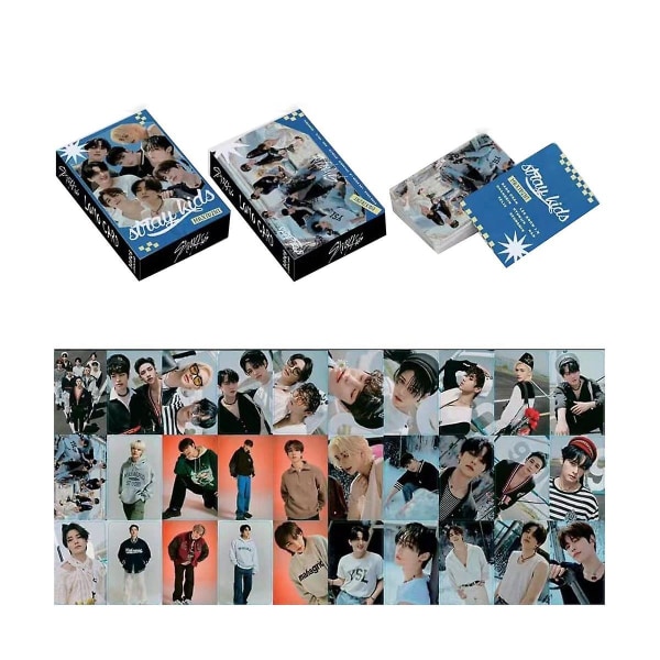5 kpl / 150 kpl Stray Kids Photocards Kpop Lomo Card onnittelukortti