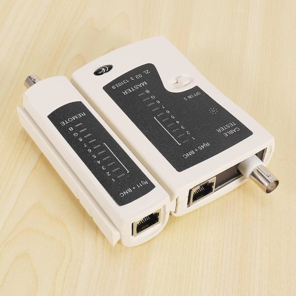 Nettverkskabel Ethernet Tester Lan Rj45 Bnc Testverktøy Koaksial Signal Lan Tester