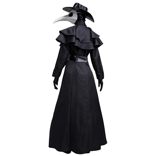 Halloween Aikuisille Keskiaikainen Steampunk-Tyylinen Eurooppalainen ja Amerikkalainen Ruttolääkäri-Puku XL