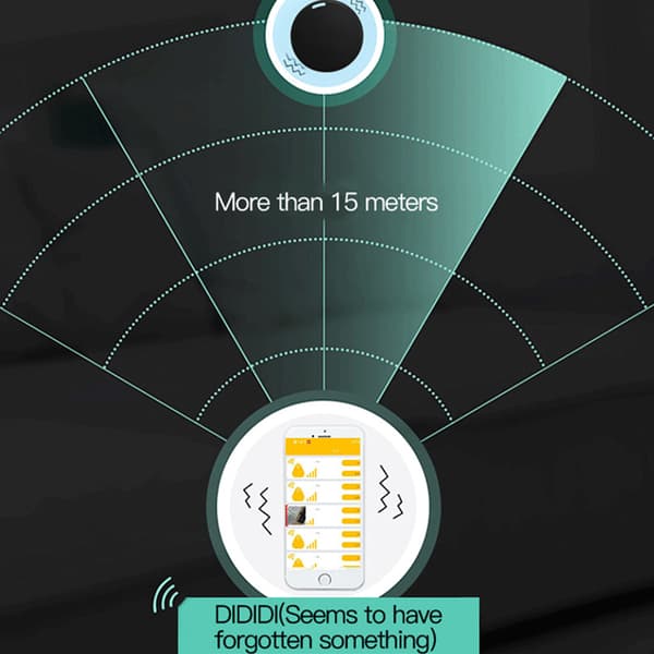 Smart Tracker - Anti-tapsenhet Svart