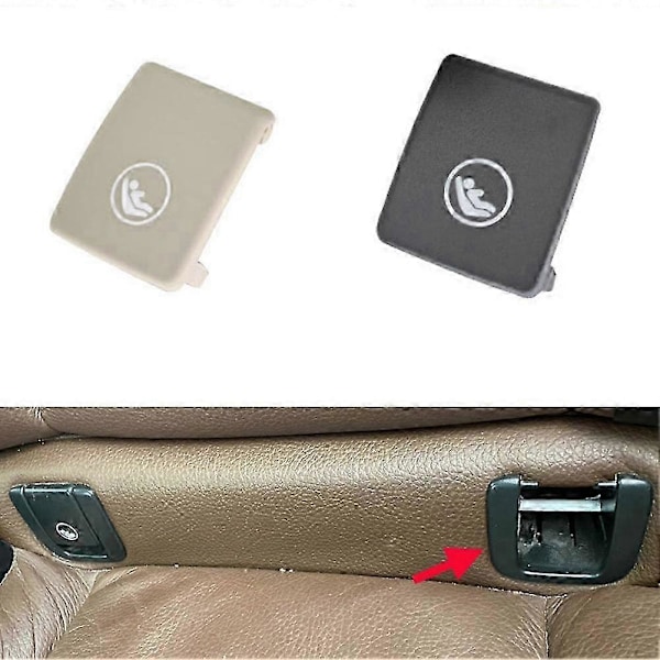 2X Bil Bakre Krok ISOFIX Skydd Barnsäkerhet för V60 V90 XC40 XC60 S60 S90 Bil Bakre Krok Svart