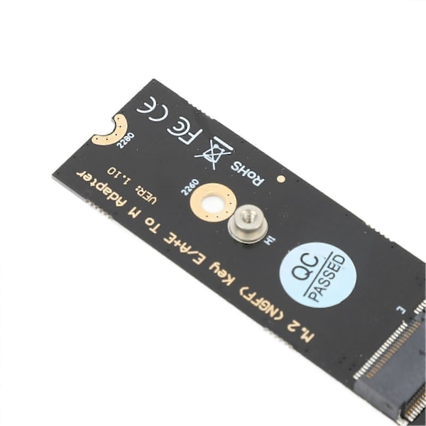M.2 NGFF A E Key WiFi Bluetooth-kort till M.2 Key M SSD-adapter för Intel AX200 AX201 AX210 M.2 Key M Adapterkort