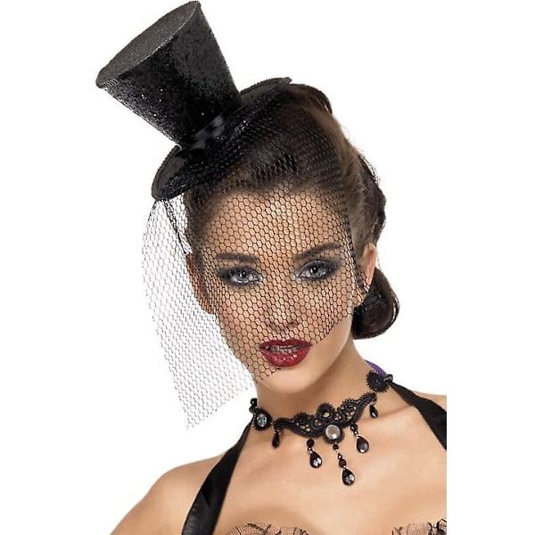 Mini sort tophat sort kvinde