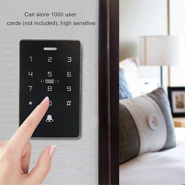 NFC Adgangskontrol Vandtæt Dørlås Tastatur Kort Swipe Adgangskode IC ID Dobbelt Frekvens 125KH