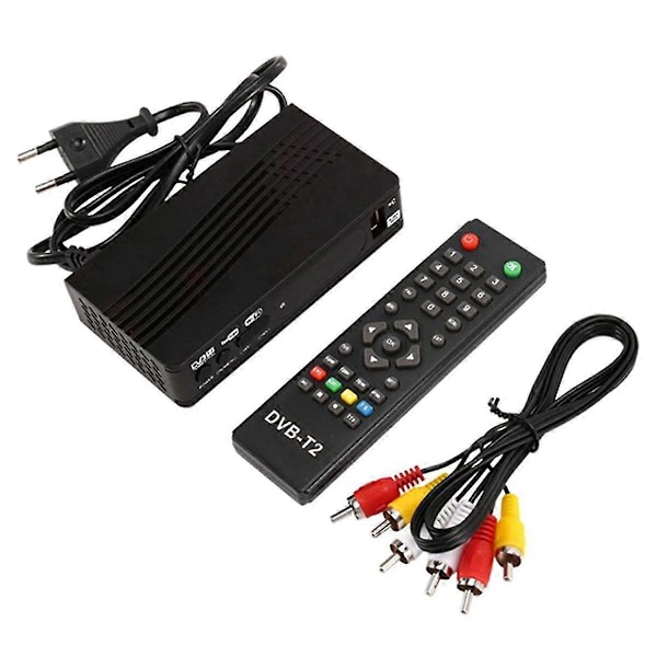 HD99 FTA HEVC 265 DVB T2 Digital TV Tuner 265 TV Mottaker Full HD DVBT2 Video Dekoder EU Plugg