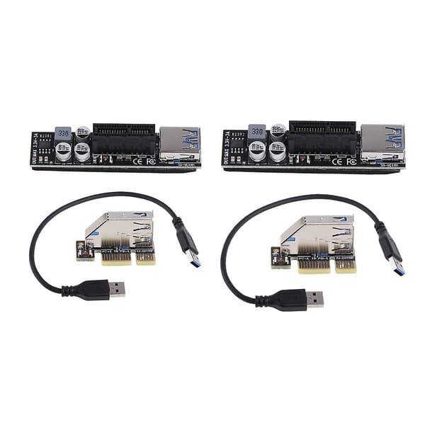 PCIE PCI-E PCI for Express X1 til PCIE X1 Riser Kort Høj Effektivitets Forlænger Ca