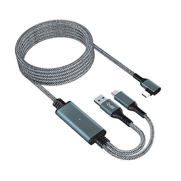 För Meta/Oculus Quest 3 Link Kabel 5M VR Datakabel 2A Snabbladdning 5Gbps Höghastighetsdata fer YY