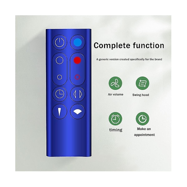Vaihdettava kaukosäädin, joka sopii Am09 Hp00 Hp01 -ilmanpuhdistimeen, lavattomaan tuulettimeen, kaukosäätimeen Bla-AH