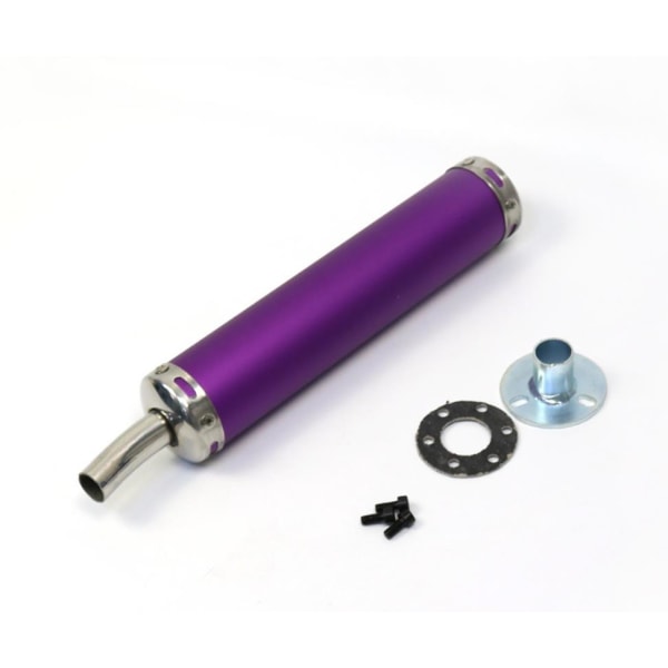 Pakoputken äänenvaimennin, 20mm/0.8in kaksitahtimoottoripyörän modifioidut osat (violetti)