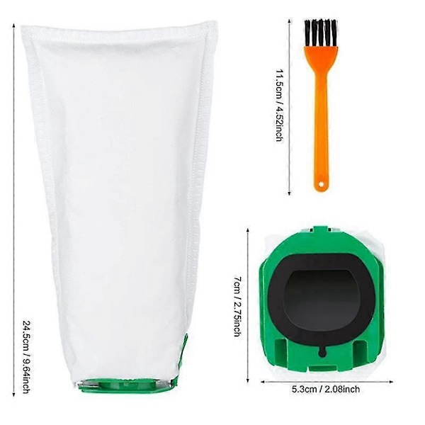 Dammsugarpåse för Vorwerk Kobold VB100 FP100 - 100-pack