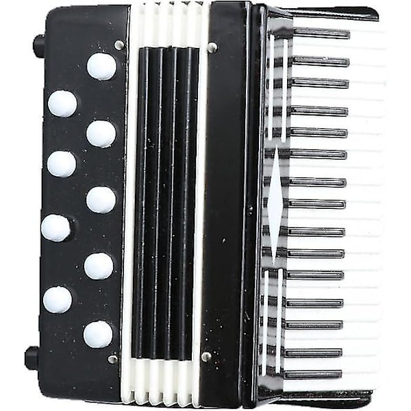 2024, Miniatyr Harmonika med Æske Mini Instrument Replika Samleobjekter Miniatyr Dukkehuse Model Hjem Dec