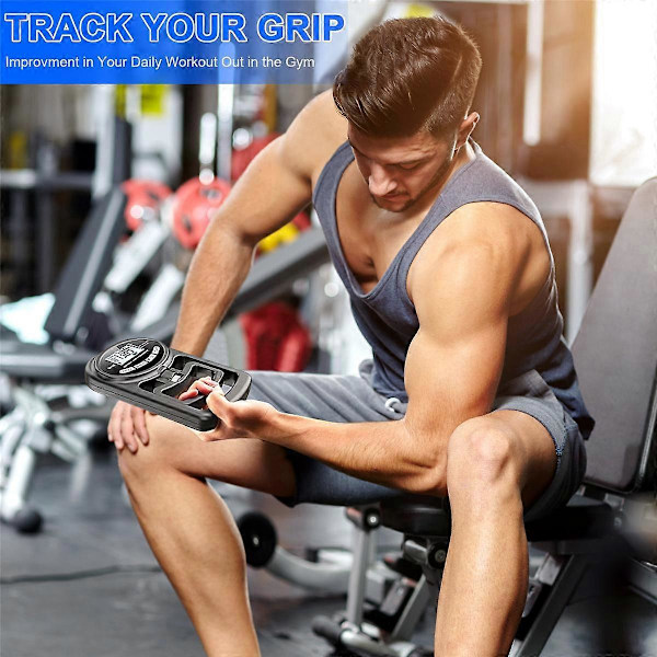 265 Lbs / 120Kgs Hånddynamometer Gripstyrke Trener - Elektronisk Håndgrep Styrke Tester Grip S