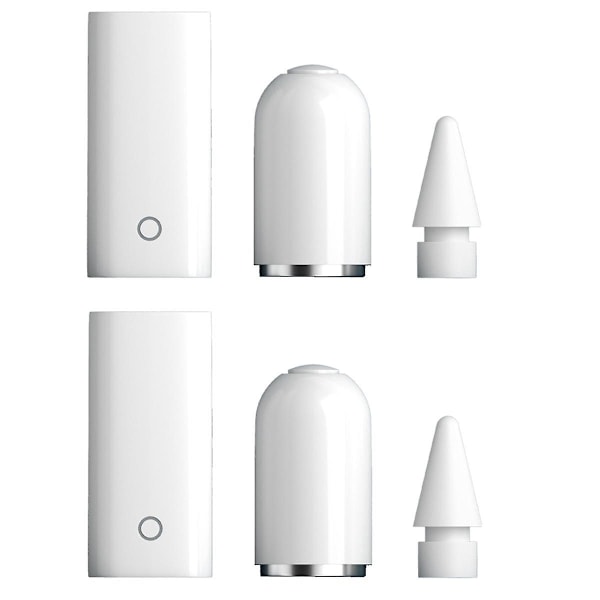 Lämplig för Apple Pencil 1/2 generation 6-i-1 magnetisk pennhatt penntippssatser lätt
