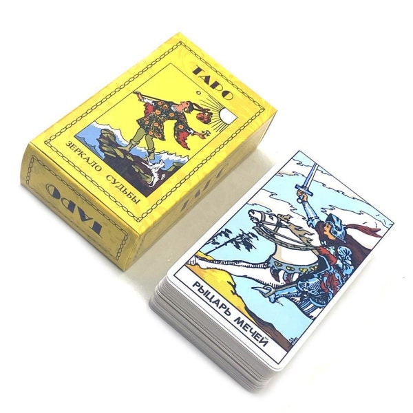 Russisk Waite-serie Tarot TAPO-kortfestspillkort