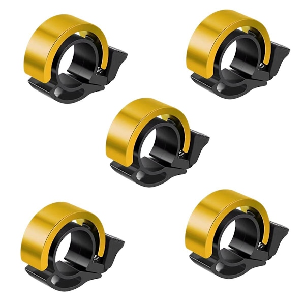 Gold Bicycle Bell Super Loud Mountain Bike Universal Bell Invisible Horn Cycling Equipment Accessories (31.8 )