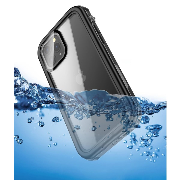 För iPhone 12 mini/13 mini 5,4 tum IP68 vattentätt case Stötsäkert skyddande cover