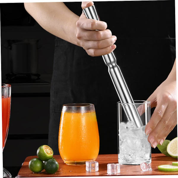 Rustfritt stål potetmoser mynte blender blender stav