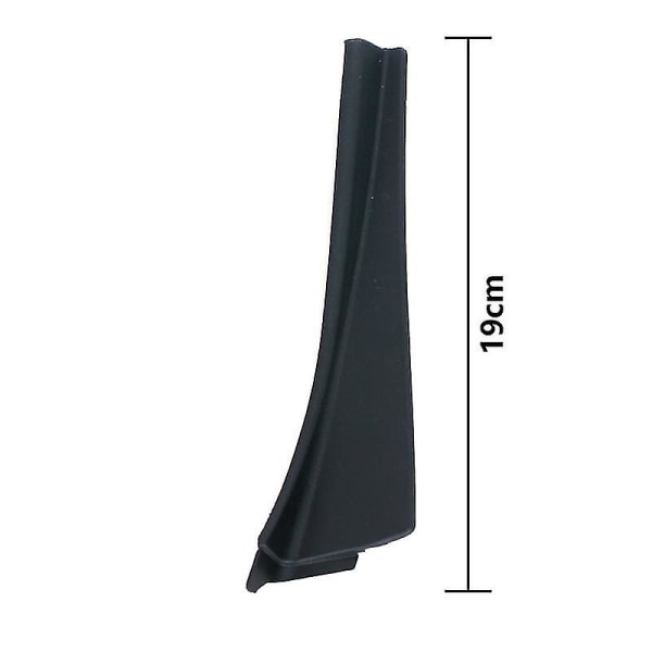 2 stk. til Nissan Qashqai J10 2008 2009 2010 2011 2012 2013 2014 2015 Forrude Wrap Corner Trim Visker Side Trim Cover Låg