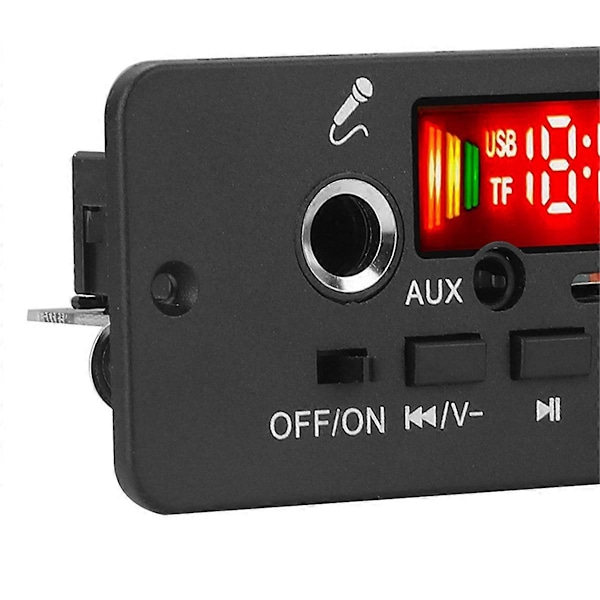 DC 5V MP3-spelare 2x5W Förstärkare Bluetooth MP3-dekoderkort Bilmusikspelare FM-radio Handsfree-samtal