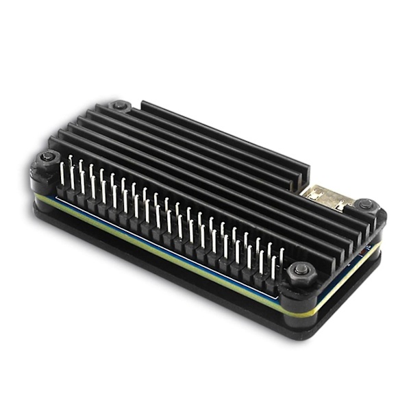 40-nastainen GPIO-liitäntä kotelolle Banana Pi M2 Zerolle, lämmönpoisto, kokonaan metallia