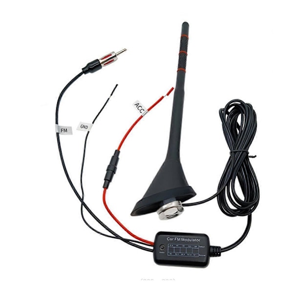 Bil +GPS+FM Antenn Bil Aktiv Radioantenn med Bluetooth-modulator Vattentät Dammtät Universalantenn