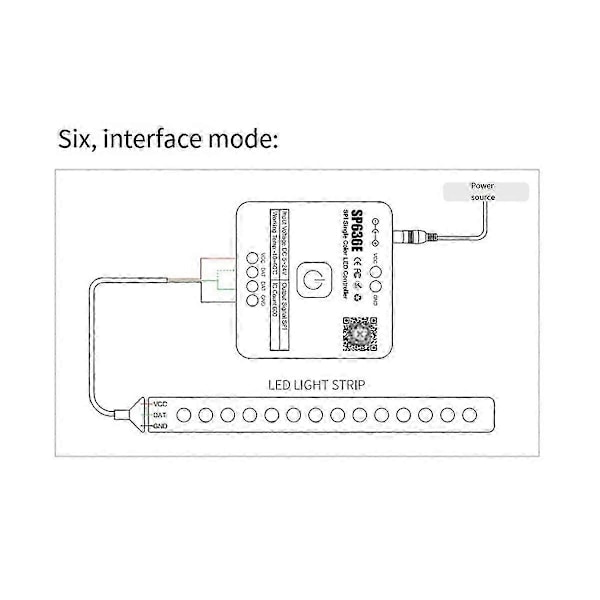And-SP636E SPI DC5-24v Monokrom Kontroller med and-RC1 Fjärrkontroll Stöd 2.4G Touch Fjärrkontroll