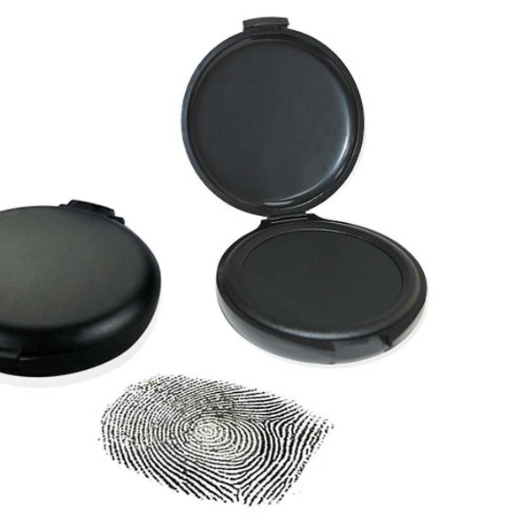 Fingeravtrycksfärgdyna Professionell fingeravtrycksfärgdyna Tumtryckfärgdyna Snabbtorkande raderbar färgdyna med Clearblack