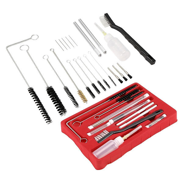 1Set Air Brush -puhdistussarja Automaali -ruiskupistooli Puhdistusharja Pneumattinen Maalipistooli Yksityiskohtainen Puhdistus Korjaustyökalu