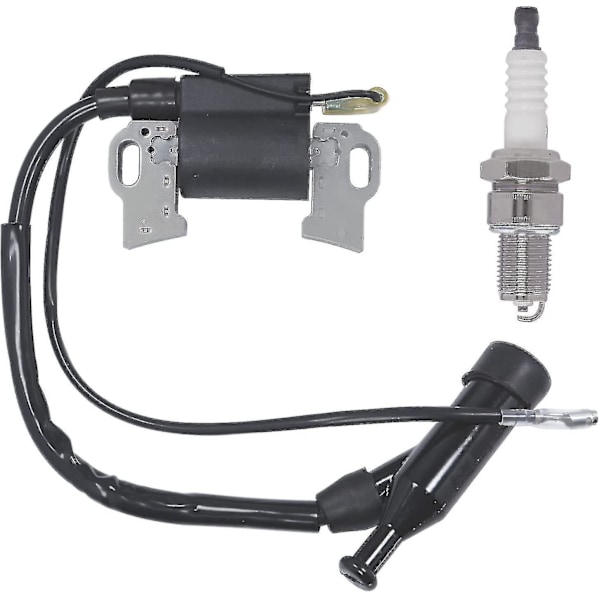 Ny tändspole + tändstift för Honda Gx240 Gx270 Gx340 Gx390 8hk / 9hk / 11hk / 13hk motorer
