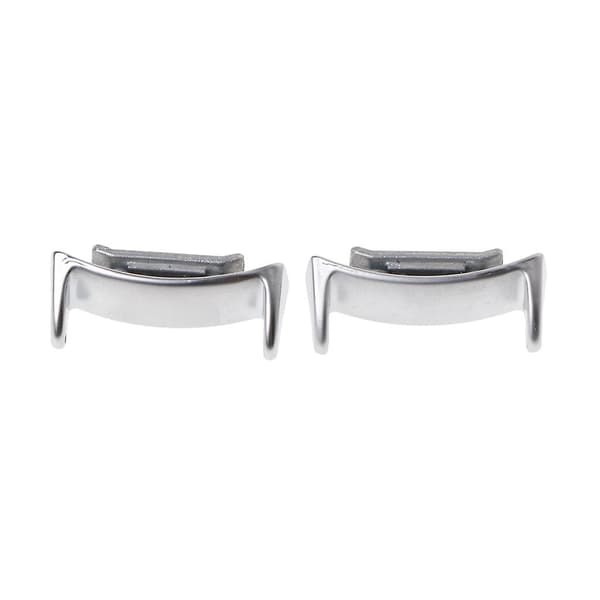 2 stk. rustfrit stållänksadapter 20 mm til Samsung Gear S2 Rm-720